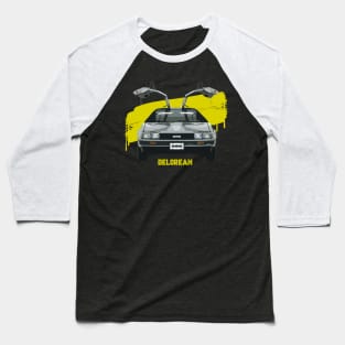 Delorean Classic Car Baseball T-Shirt